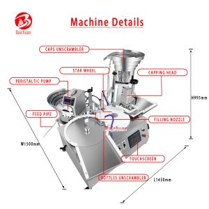 fully automatic filling machine for face cream cosmetics beauty products foundation serum filling machine for vial bottle